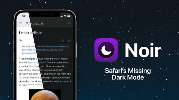 Noir - Dark Mode for Safari 2026 for MacOS Free Download